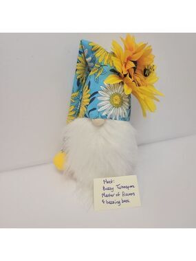 Sunflower Daisy Gnome Home Decor Shelf Sitter
